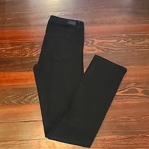 Paige Skyline Straight Black Jeans